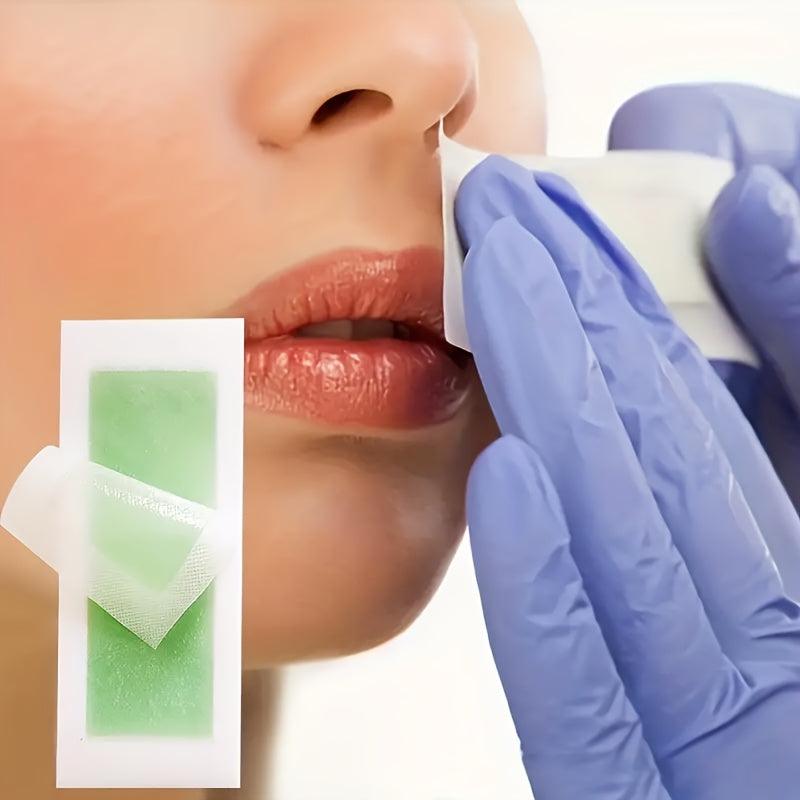 Facial Wax Strips - Quick Hair Removal for Eyebrows and Lips