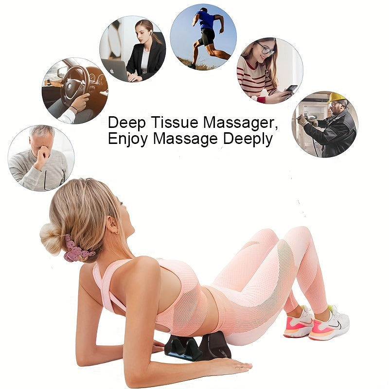 U-Shaped Deep Tissue Massage Tool for Full Body Relief