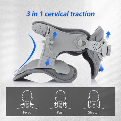 Heated Cervical Traction Device for Neck Pain Relief