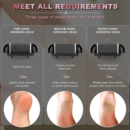 Electric Foot File: Effortless Callus Remover for Smooth Feet