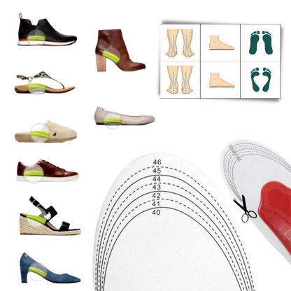 Arch Support Insoles for Comfortable Relief from Flat Feet