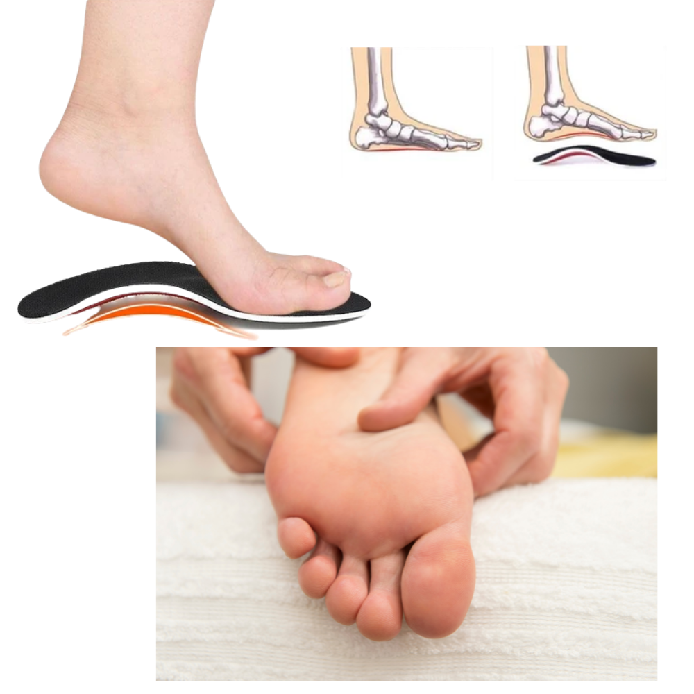 Arch Support Insoles for Comfortable Relief from Flat Feet