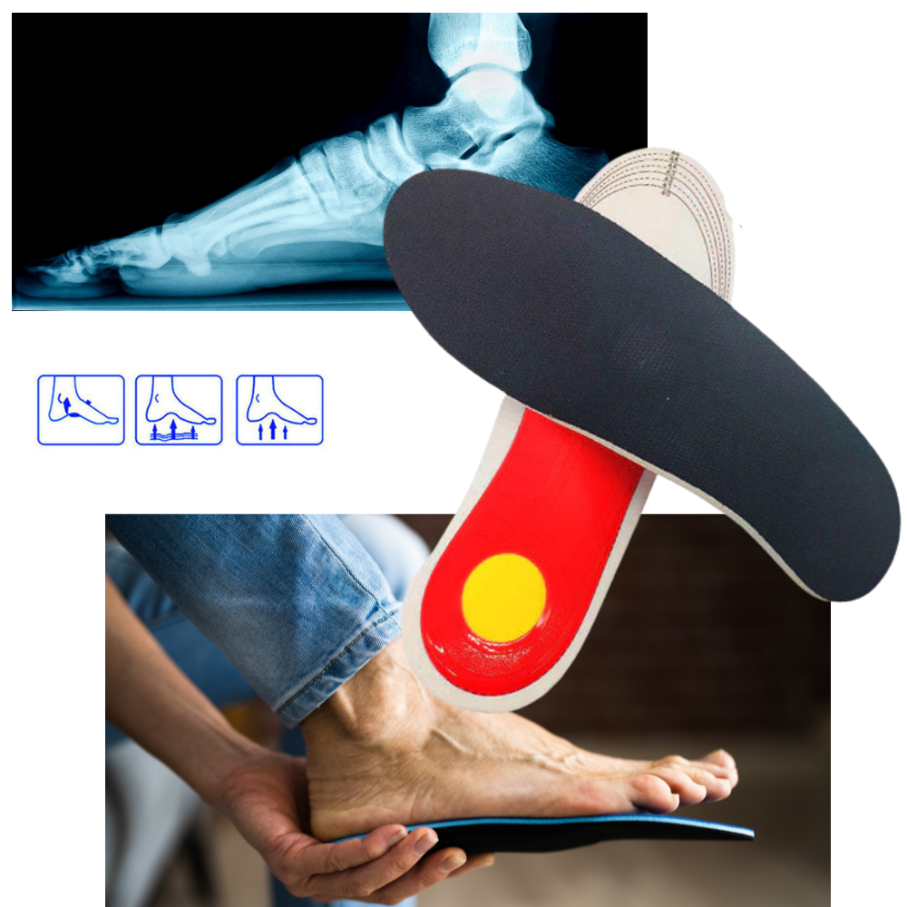 Arch Support Insoles for Comfortable Relief from Flat Feet