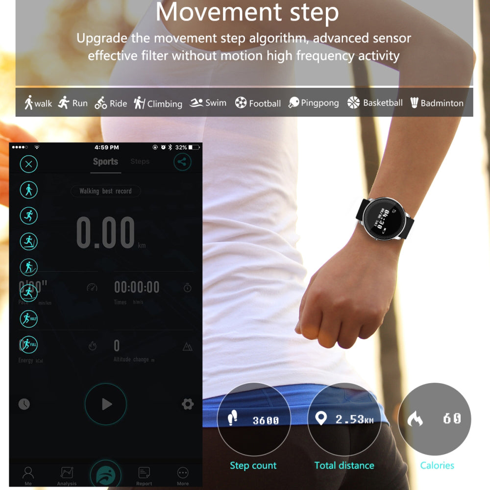 Smart Fitness Bracelet With Waterproof Design For Active Lifestyles