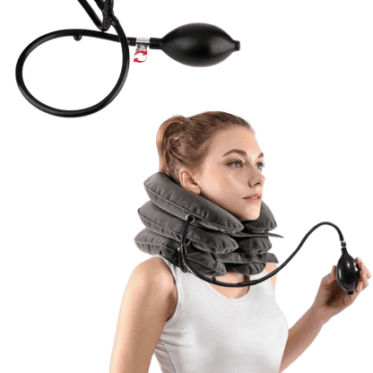 Cervical Neck Traction Collar for Pain Relief and Support