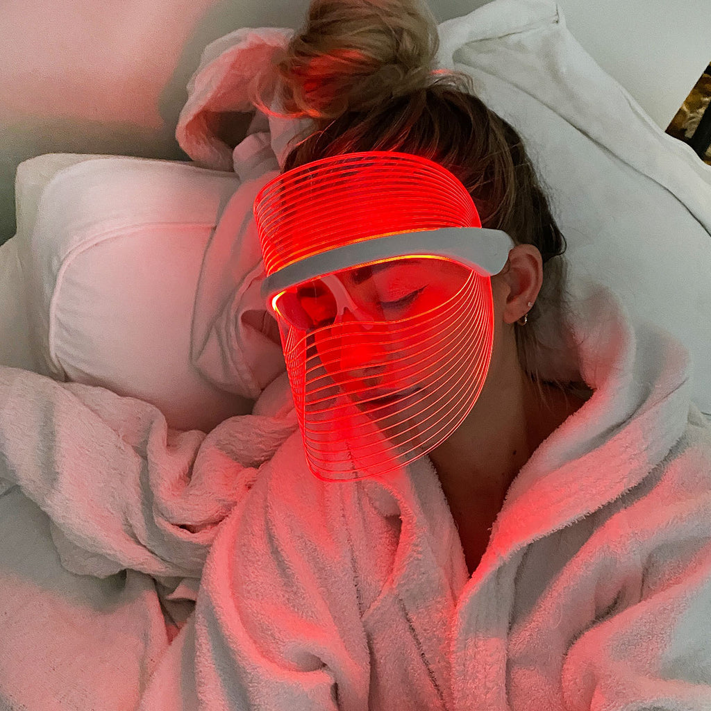 LED Light Therapy Face Mask for Radiant Skin Treatment