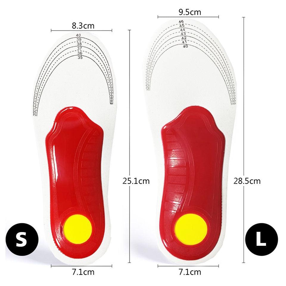 Comfortable Flat Foot Insoles for Enhanced Arch Support