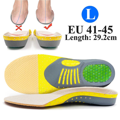 Orthopedic Insoles for Flat Feet Relief and Comfort