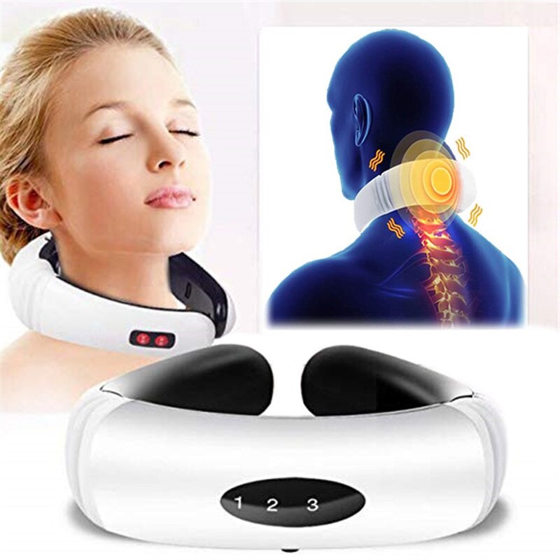 Relaxing Electric Neck And Back Massager With Pulse Therapy