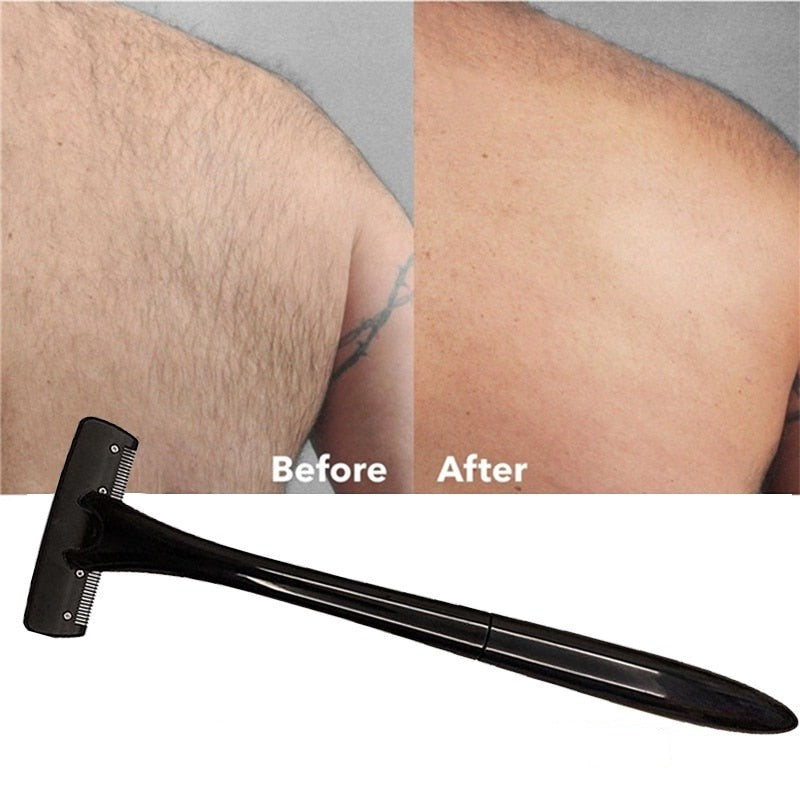 Portable Back Shaver for Effortless Grooming for Men