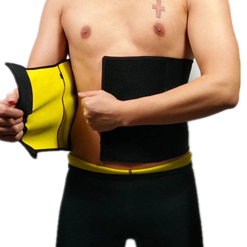 Men's Fat Burning Waist Trimmer Belt for Effective Weight Loss