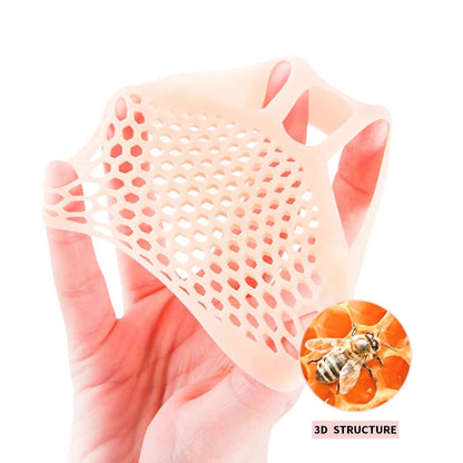 Silicone Honeycomb Footpads for Comfort and Support - 1 Pair