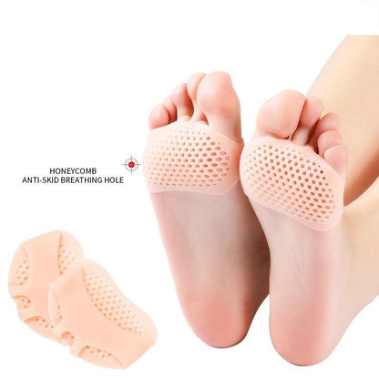 Silicone Honeycomb Footpads for Comfort and Support - 1 Pair