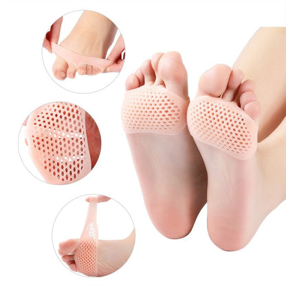 Silicone Honeycomb Footpads for Comfort and Support - 1 Pair