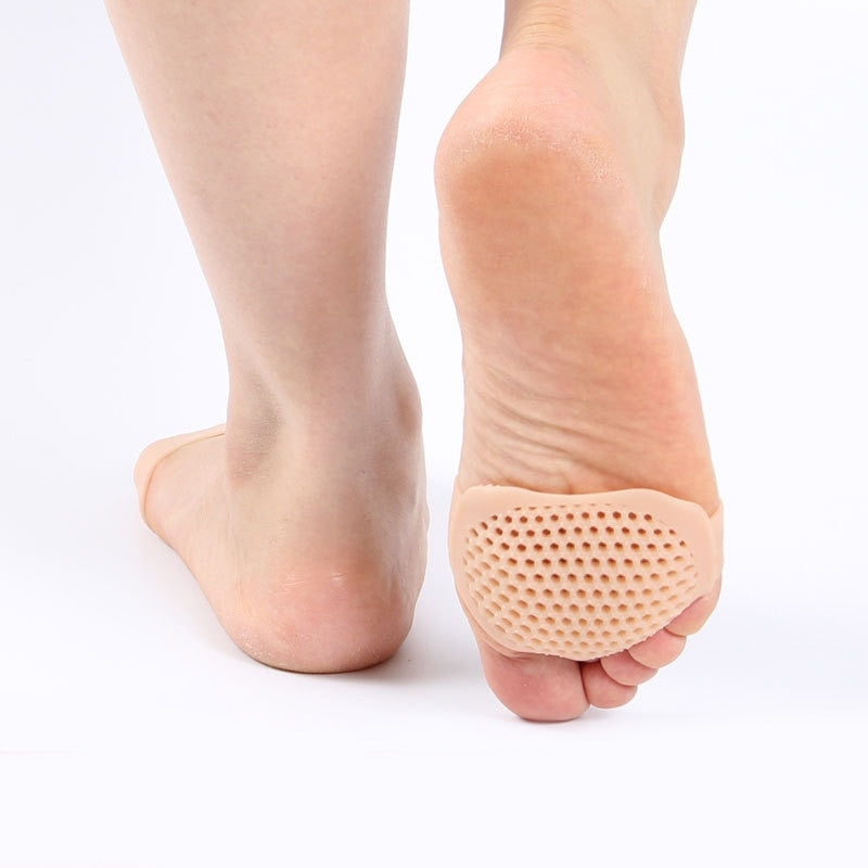 Silicone Honeycomb Footpads for Comfort and Support - 1 Pair