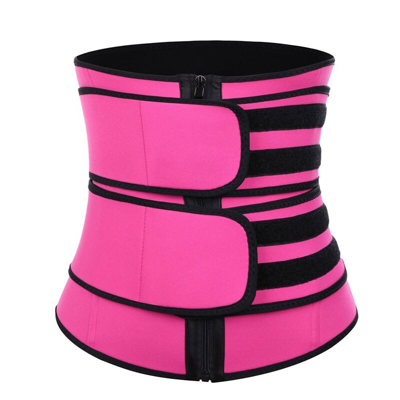 Premium Waist Trainer With Dual Compression Straps And Zipper Support