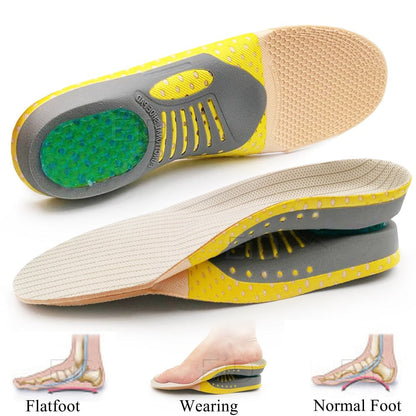 Orthopedic Insoles for Flat Feet Relief and Comfort