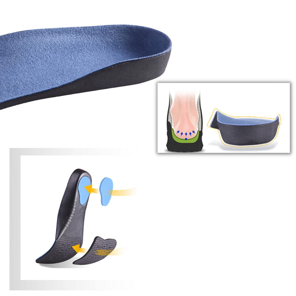 Orthopaedic Insoles For Improved Posture And Comfort Support