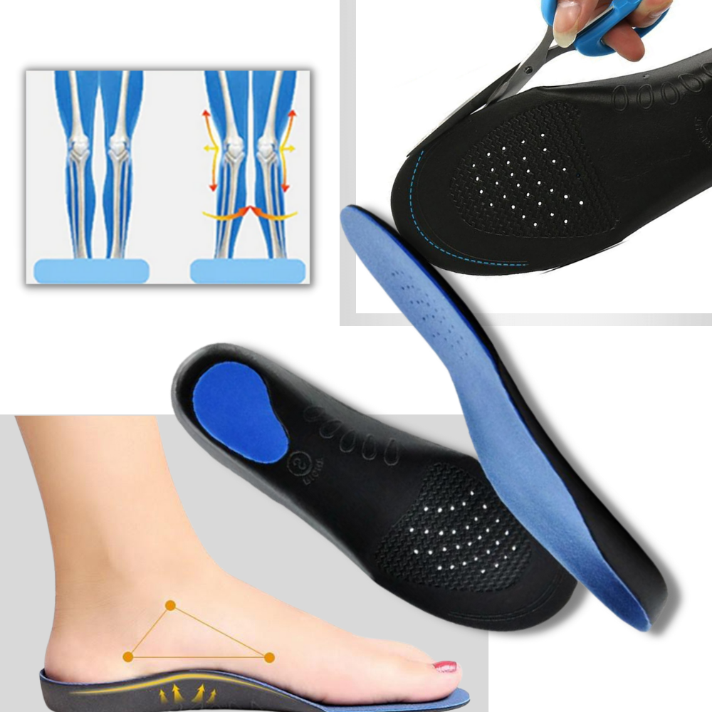 Orthopaedic Insoles For Improved Posture And Comfort Support