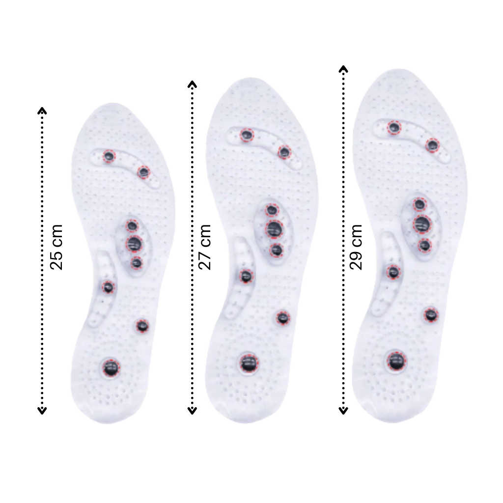 Magnetic Acupressure Insoles for Enhanced Foot Comfort and Relief