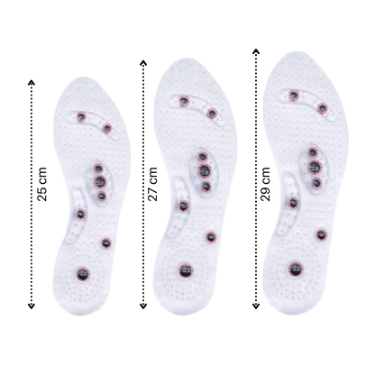 Magnetic Acupressure Insoles for Enhanced Foot Comfort and Relief