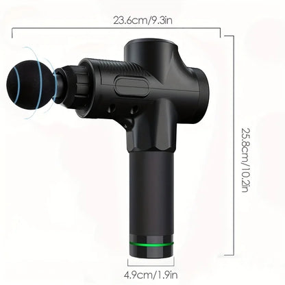 Massage Gun With 30 Speeds And 8 Interchangeable Heads