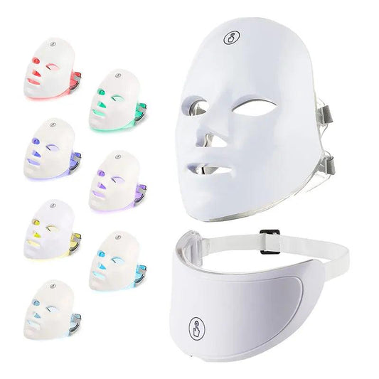 LED Facial And Neck Massager For Skin Rejuvenation