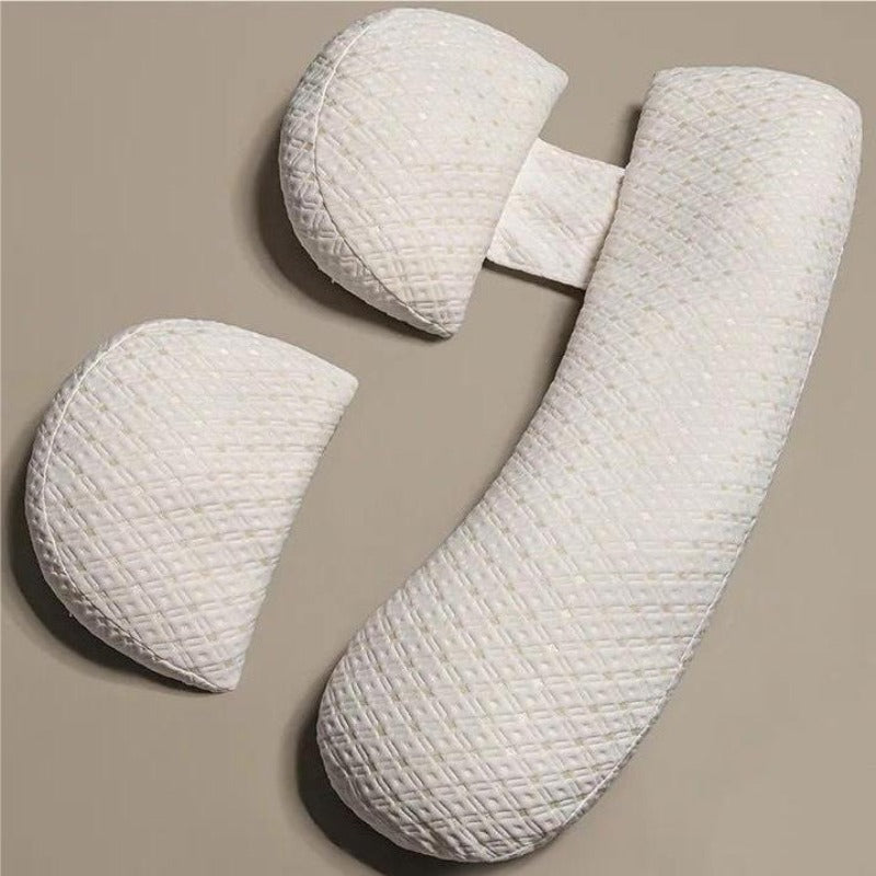 Three-in-one Pregnancy Pillow for Comfortable Side Sleeping