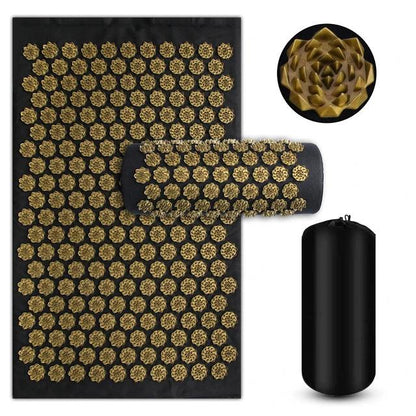 Acupressure Yoga Mat With Spikes For Body Massage Relief