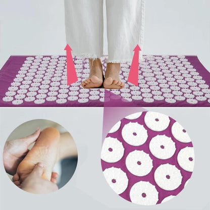 Yoga Massage Pads for Neck, Back, and Foot Relief