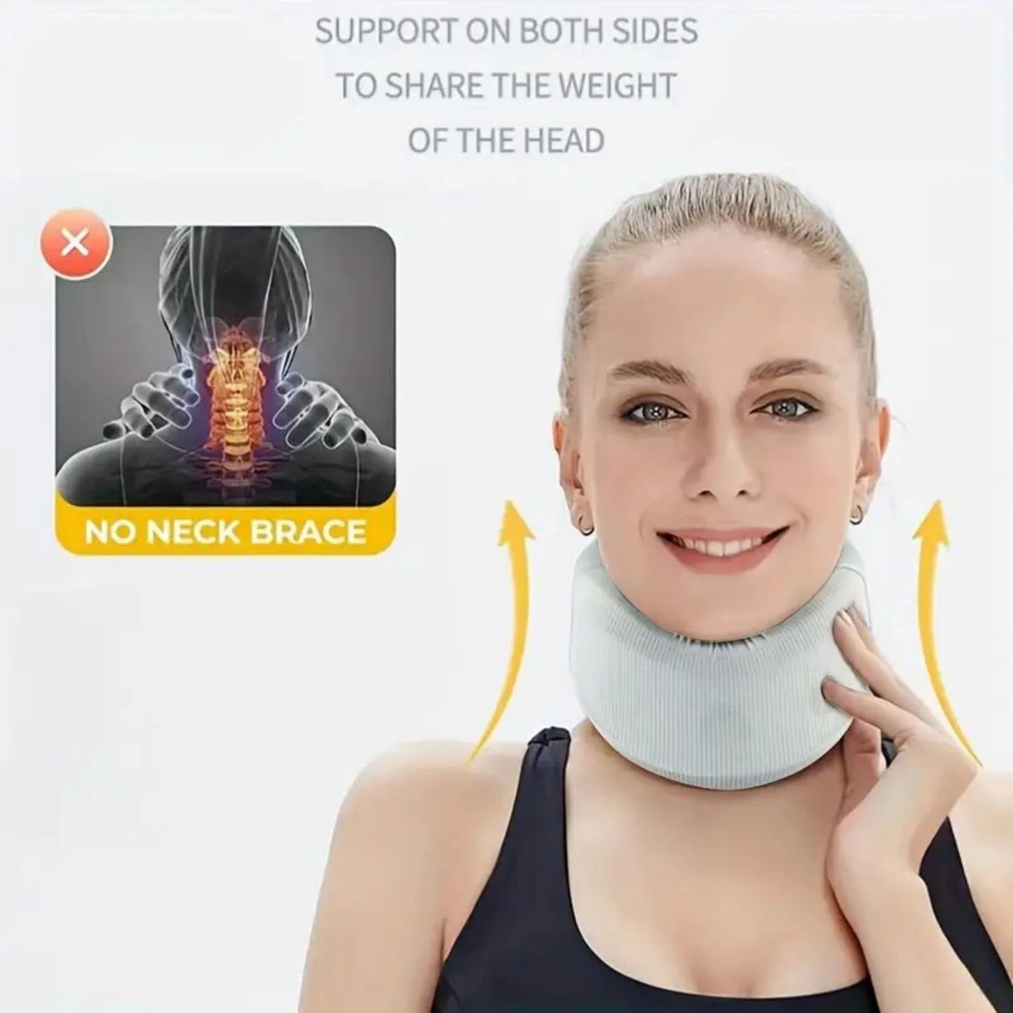 Cervical Neck Support Brace for Pain Relief and Traction