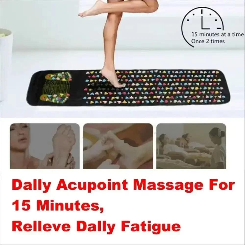 Foot Pressure Massage Pad for Relaxation and Health Benefits