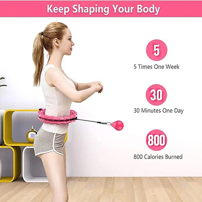 Slim Smart Waist Hoop for Effective Fitness Workouts