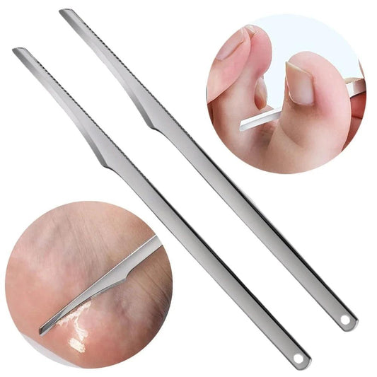 Stainless Steel Foot Scraper Set for Smooth Heels