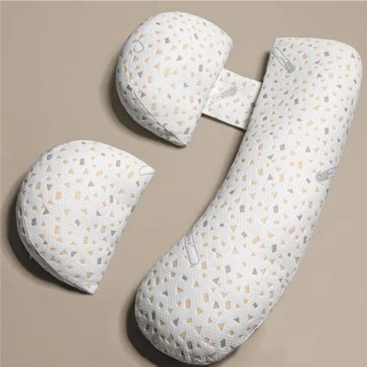 Three-in-one Pregnancy Pillow for Comfortable Side Sleeping