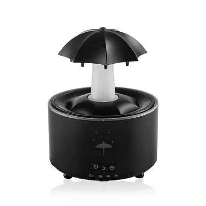 Cloud Rain Humidifier With Colorful Lights And Aroma Diffuser