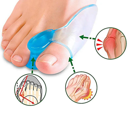 Toe Separator Gel Protector for Bunion and Hallux Valgus Relief