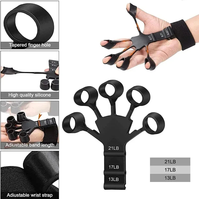 Finger Flex And Grip Strength Trainer For Enhanced Performance