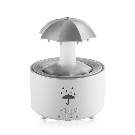 Cloud Rain Humidifier With Colorful Lights And Aroma Diffuser