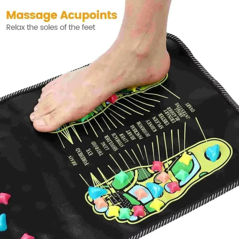 Foot Pressure Massage Pad for Relaxation and Health Benefits