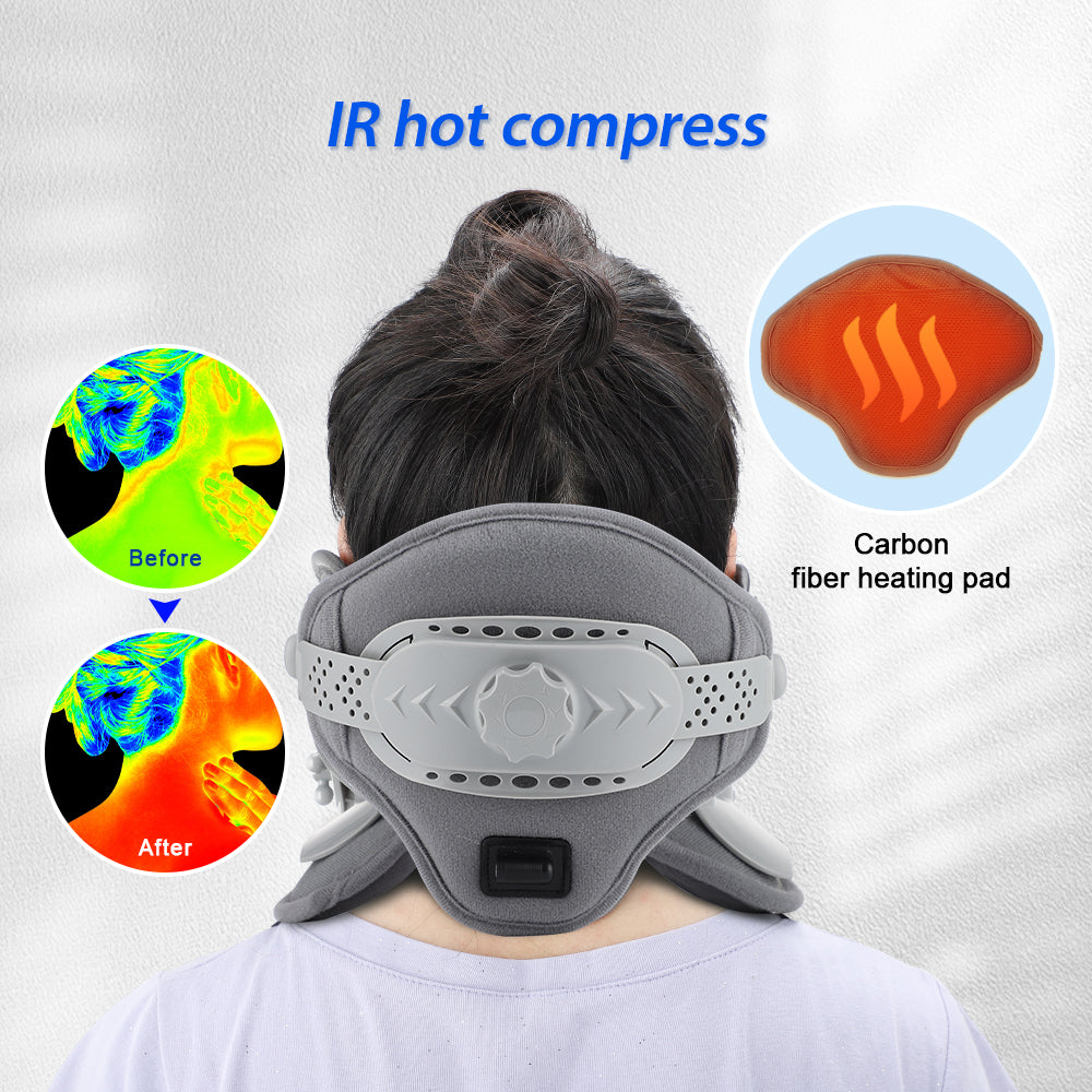 Heated Cervical Traction Device for Neck Pain Relief