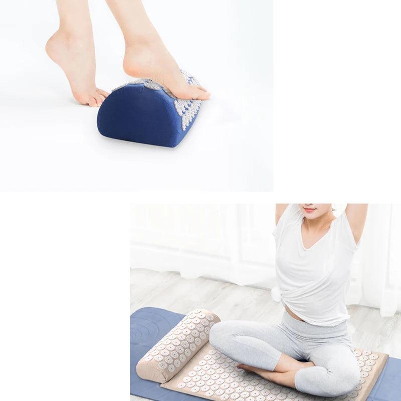 Yoga Massage Pads for Neck, Back, and Foot Relief