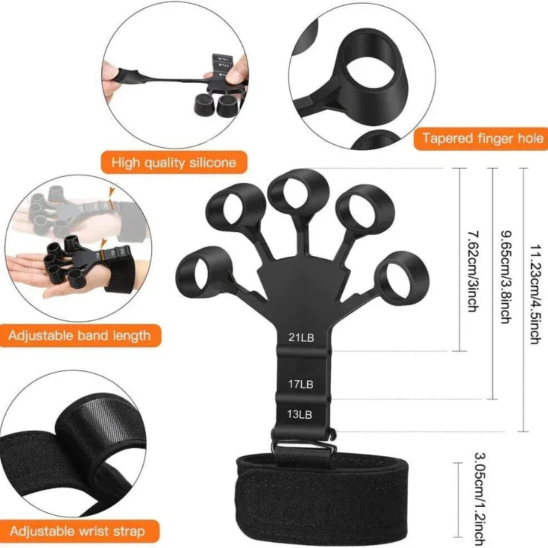 Finger Flex And Grip Strength Trainer For Enhanced Performance