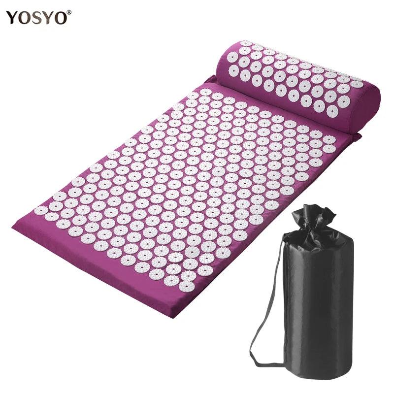 Yoga Massage Pads for Neck, Back, and Foot Relief