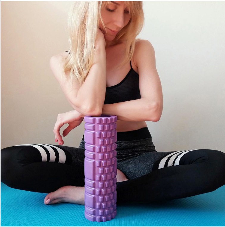 Foam Back Massage Roller for Muscle Relief and Recovery