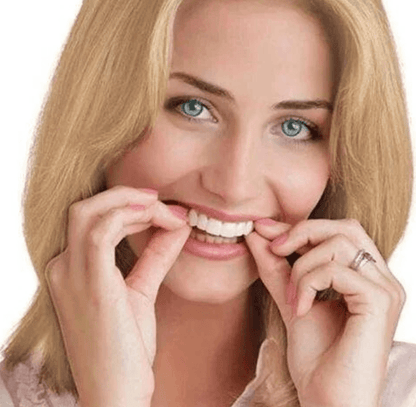 Comfort Fit Adjustable Snap-On Dentures for Easy Wear