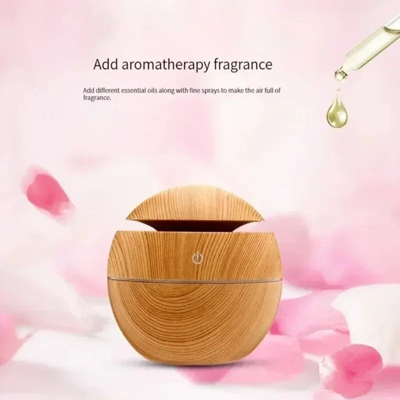 Wooden USB Humidifier for Fresh Air and Relaxation