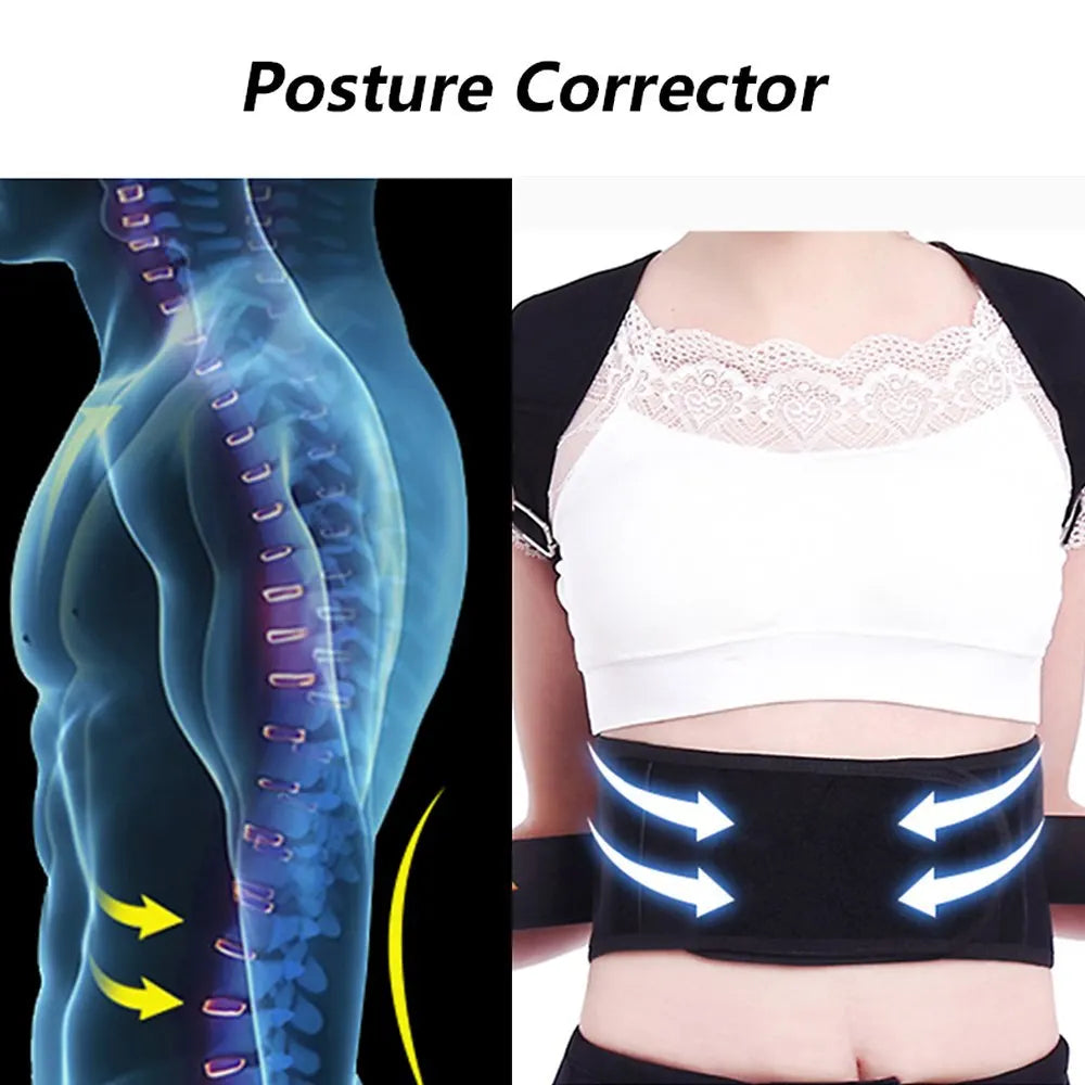 Posture Corrector Belt For Lumbar Support And Comfort