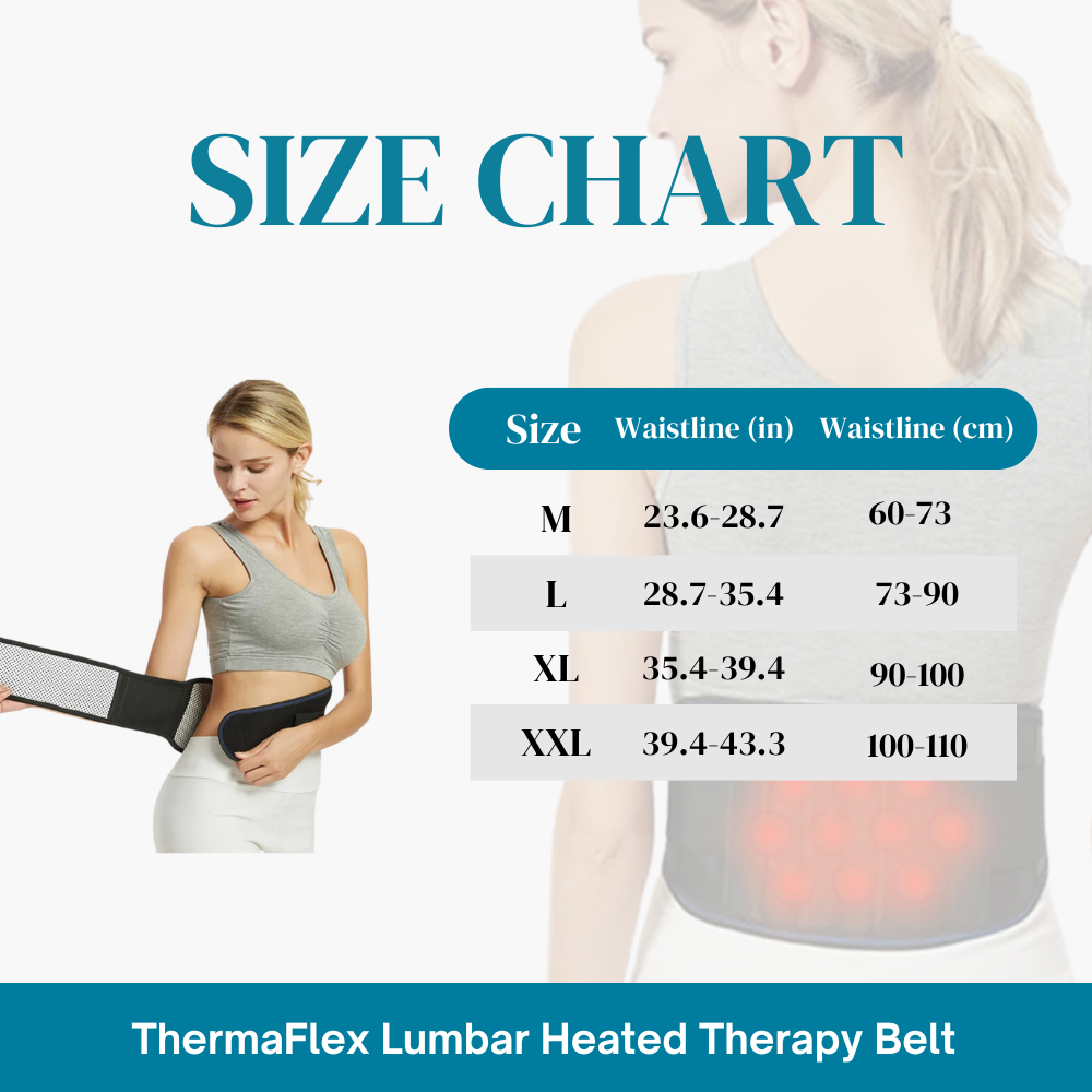 Thermal Relief Lumbar Heating Belt for Pain Relief and Comfort