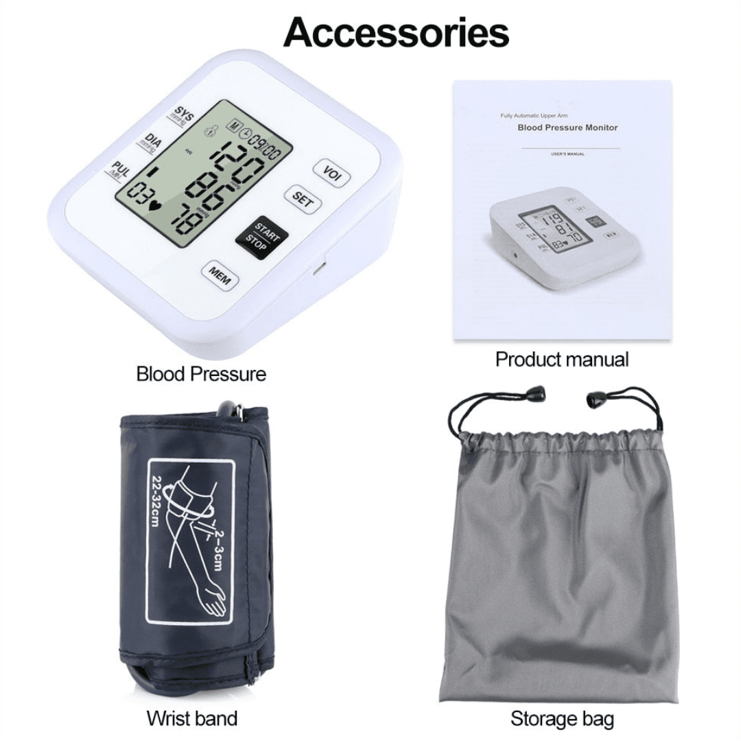 Smart Blood Pressure Monitor for Accurate Health Tracking